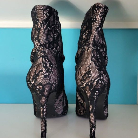 Jessica Simpson Nude Lace Bootie - Picture 2 of 8